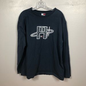Vintage Tommy Hilfiger Logo Graphic Tee